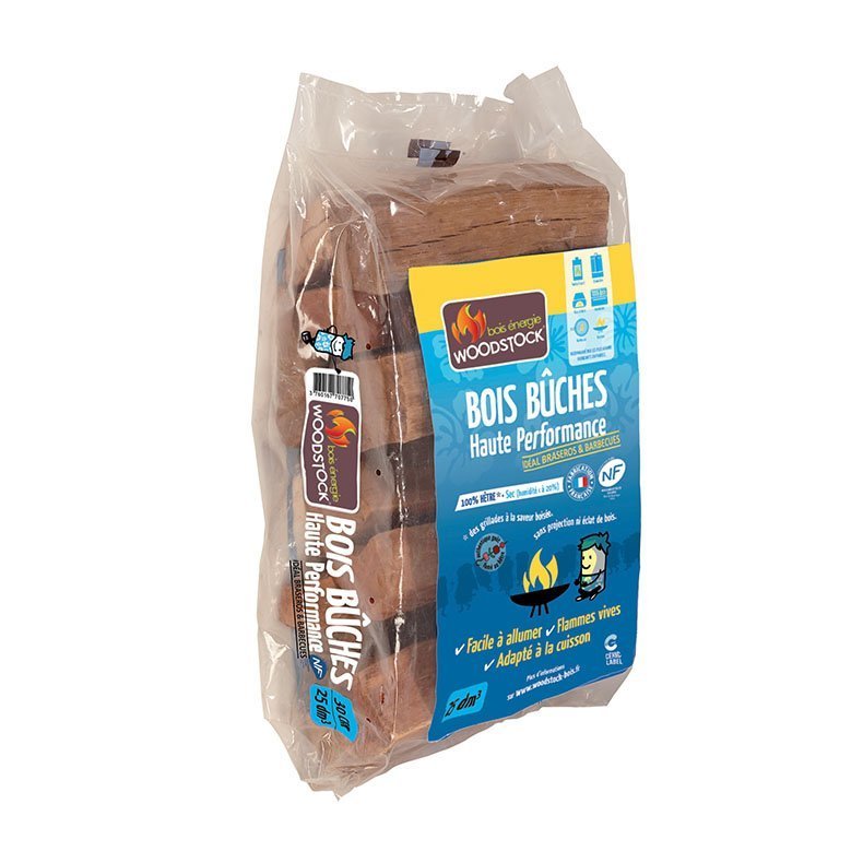 Leños para barbacoa y brasero