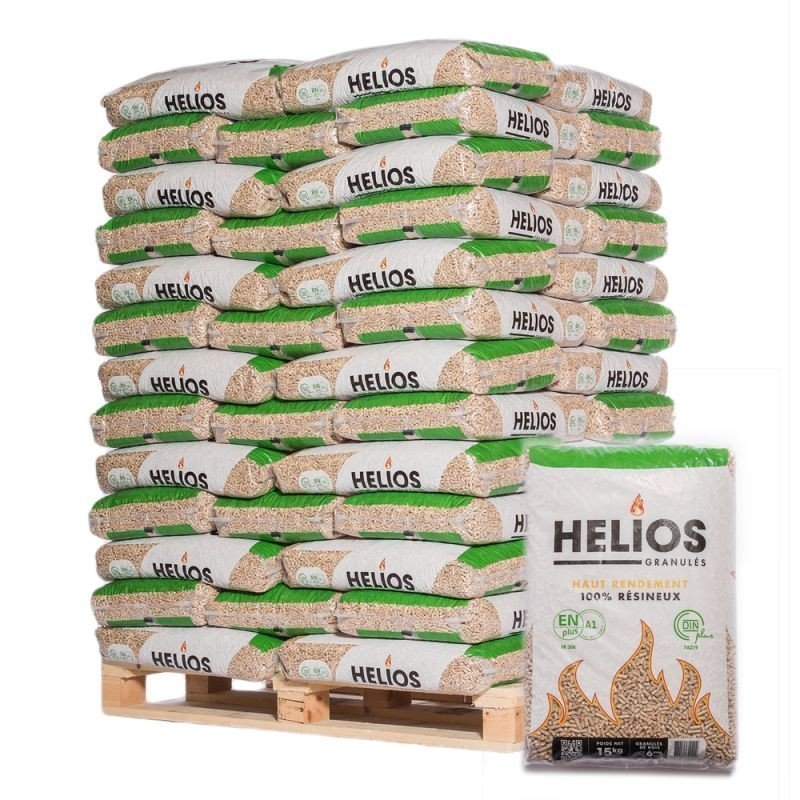 Pellets Helios palé de 65 sacos de 15 kg