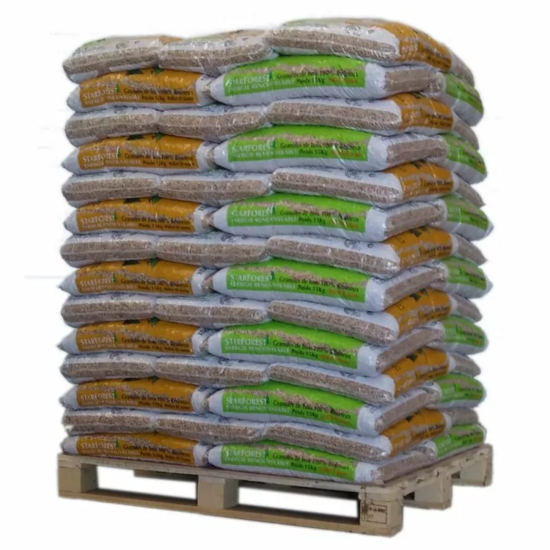 PELLET STARFOREST – PALÉ DE 70 SACOS DE 15 KG