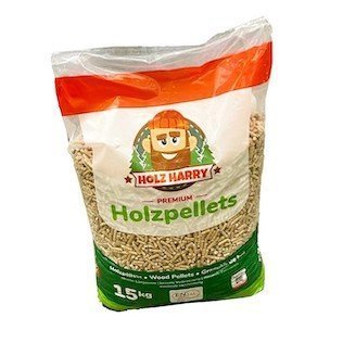 HARRY HOLZ PREMIUM PELLETS pellets de madera – 65 sacos 975 kg